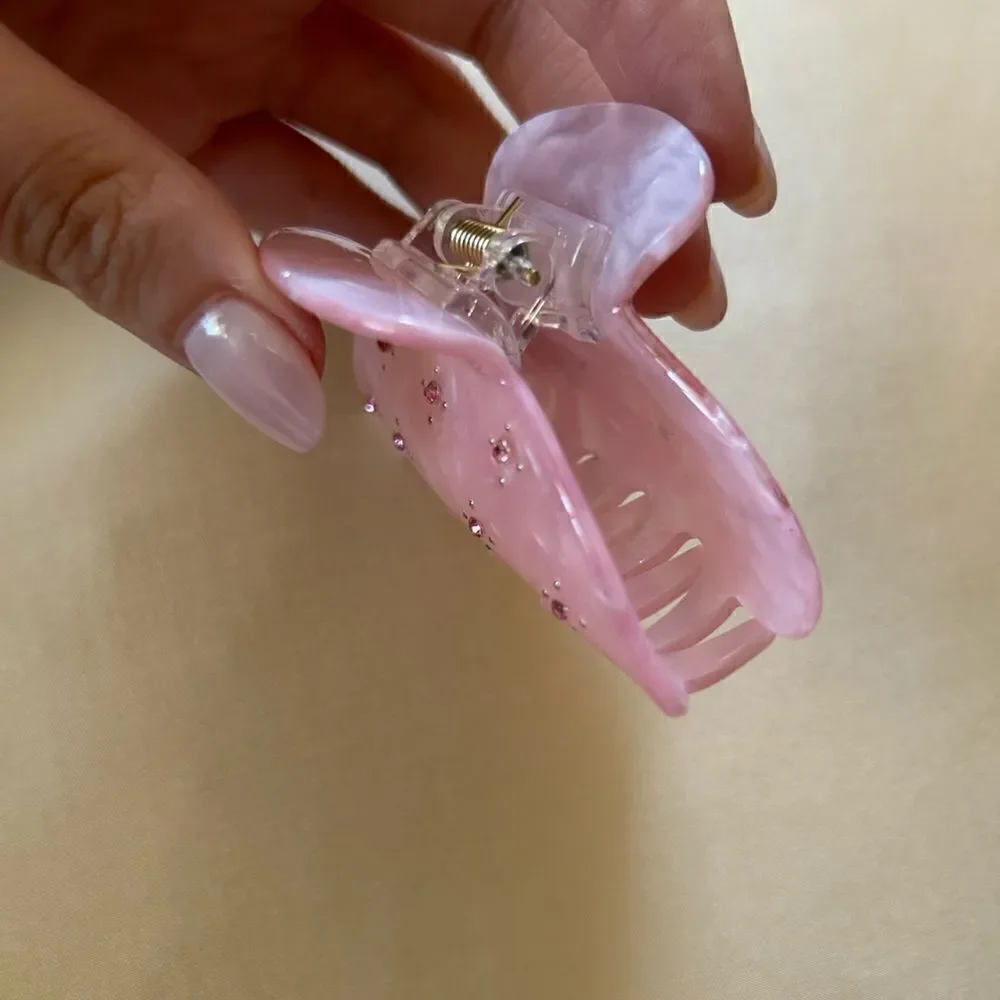 boho pink hair clips A657